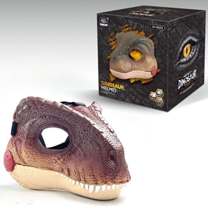 اسباب بازی ماسک سر دایناسور متوسط با فک متحرک Dinosaur head mask _اسباب بازی اکشن فیگور